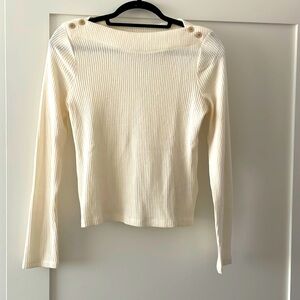 Brand New - lightweight sweater from Madewell in cream